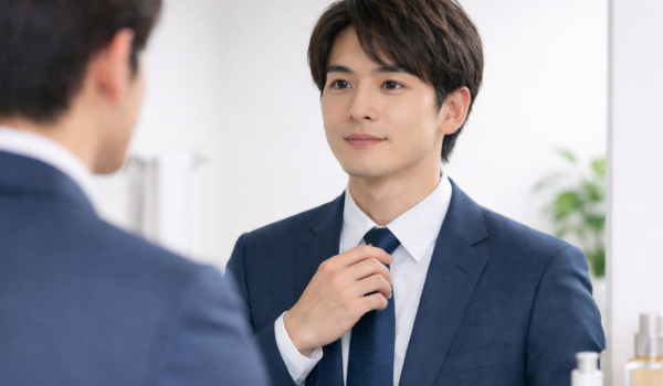 「第一印象をアップするメンズメイクのすすめ｜肌印象を整えるナチュラルベースメイク