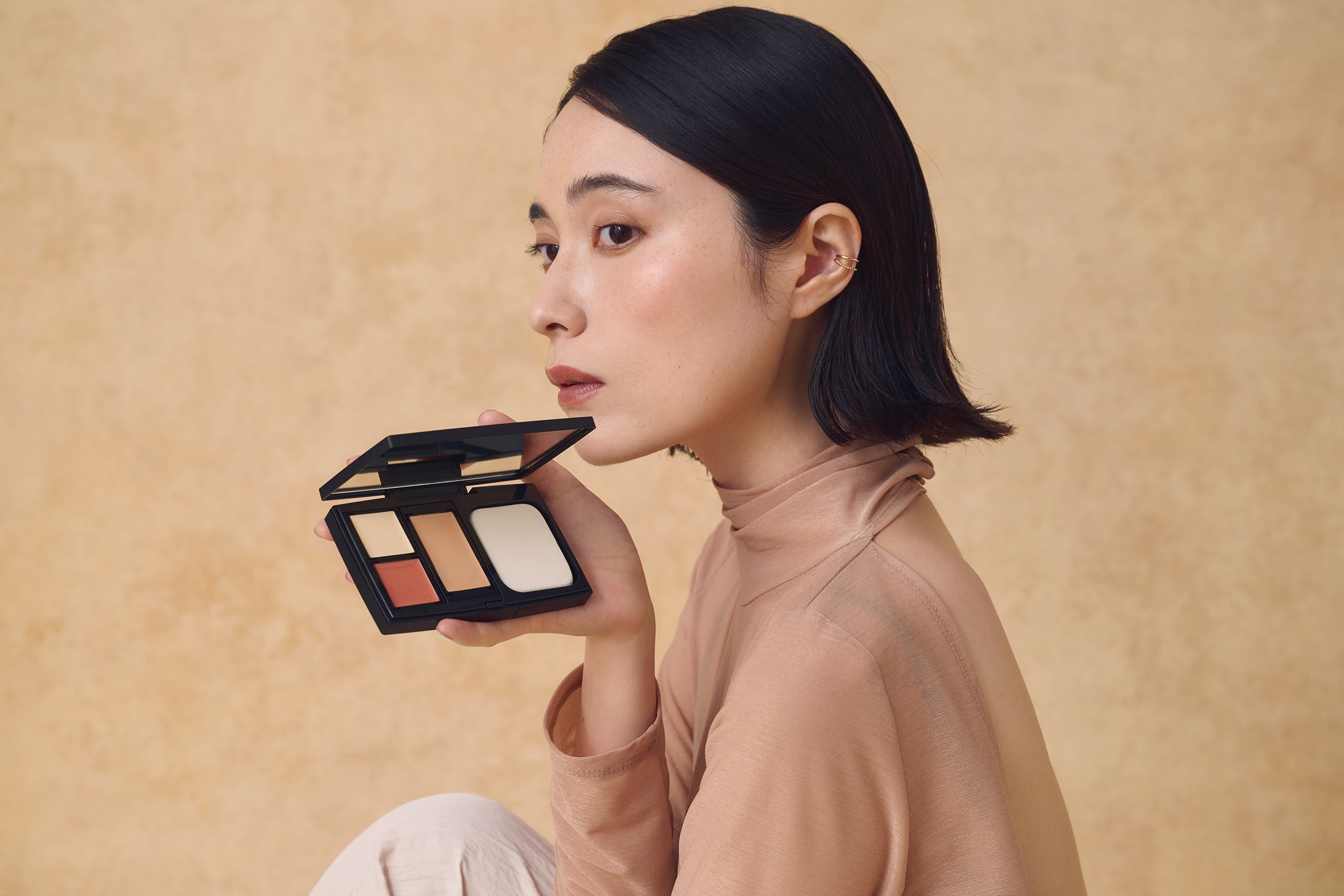 スターオブザカラー　ハイライト使用ブラシ(ぼかし用) K02 ★人気No. 1★ 熊野メイクブラシ｜ひとつのブラシで印象が自由自在。