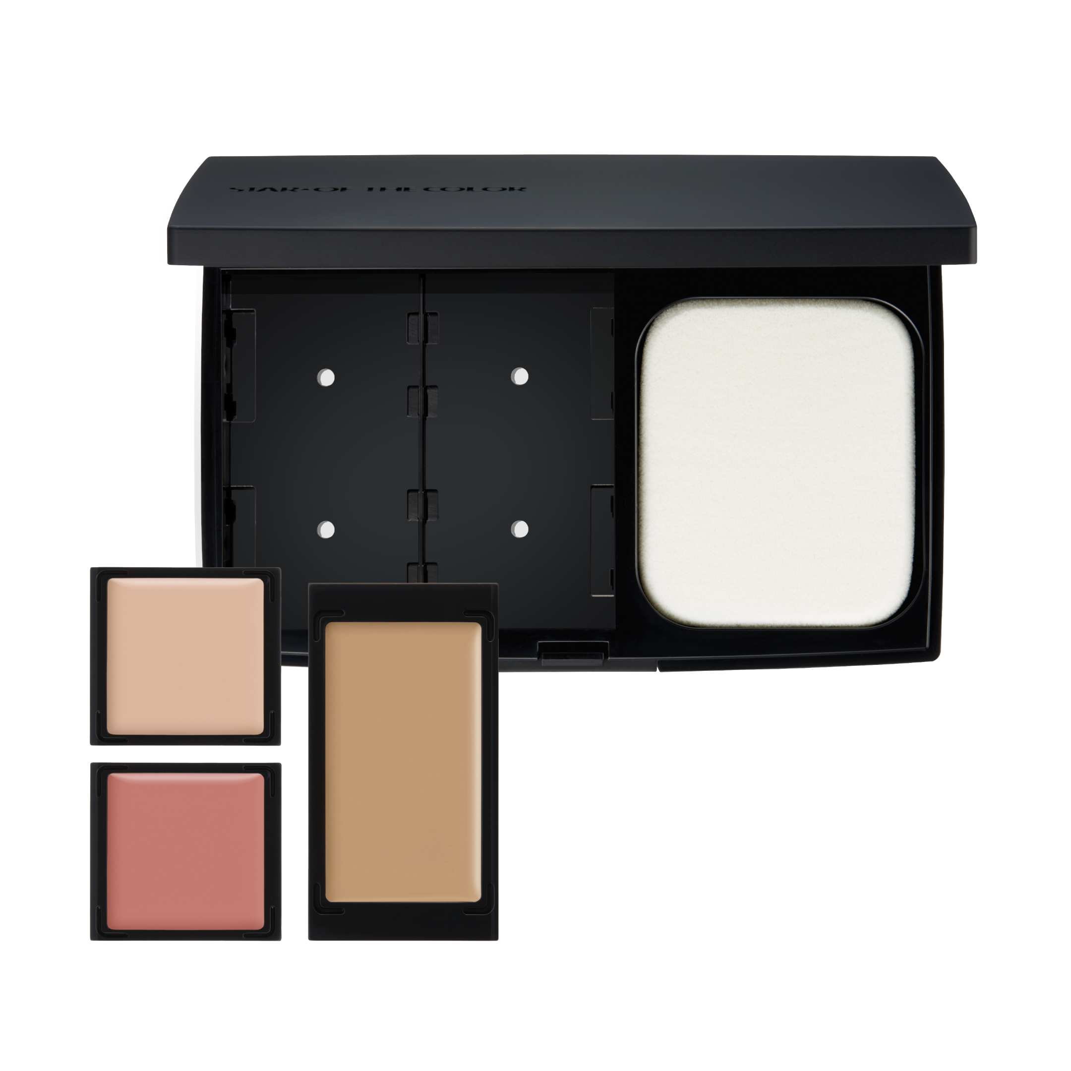 メイクパレット 角スポンジ付（ケースのみ） - スターオブザカラー